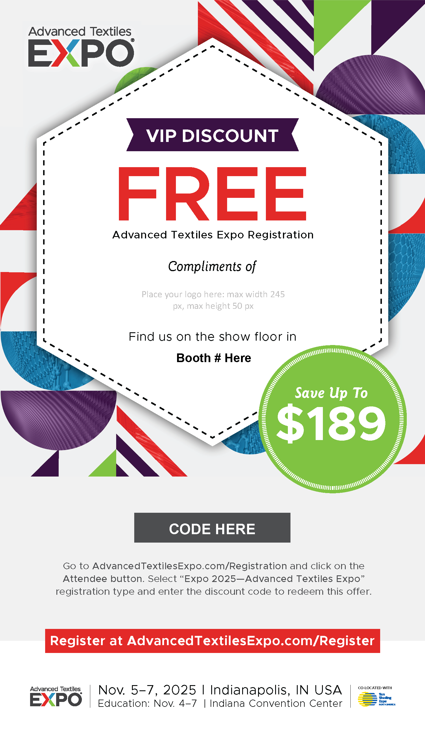Customizable VIP Graphic with Logo